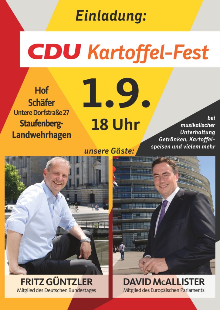 Kartoffelfest mit David McAllister